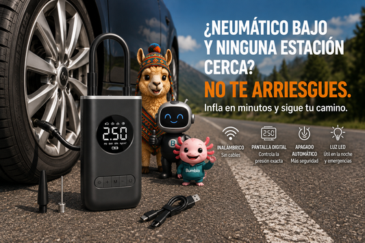 INFLADOR PORTÁTIL INALÁMBRICO