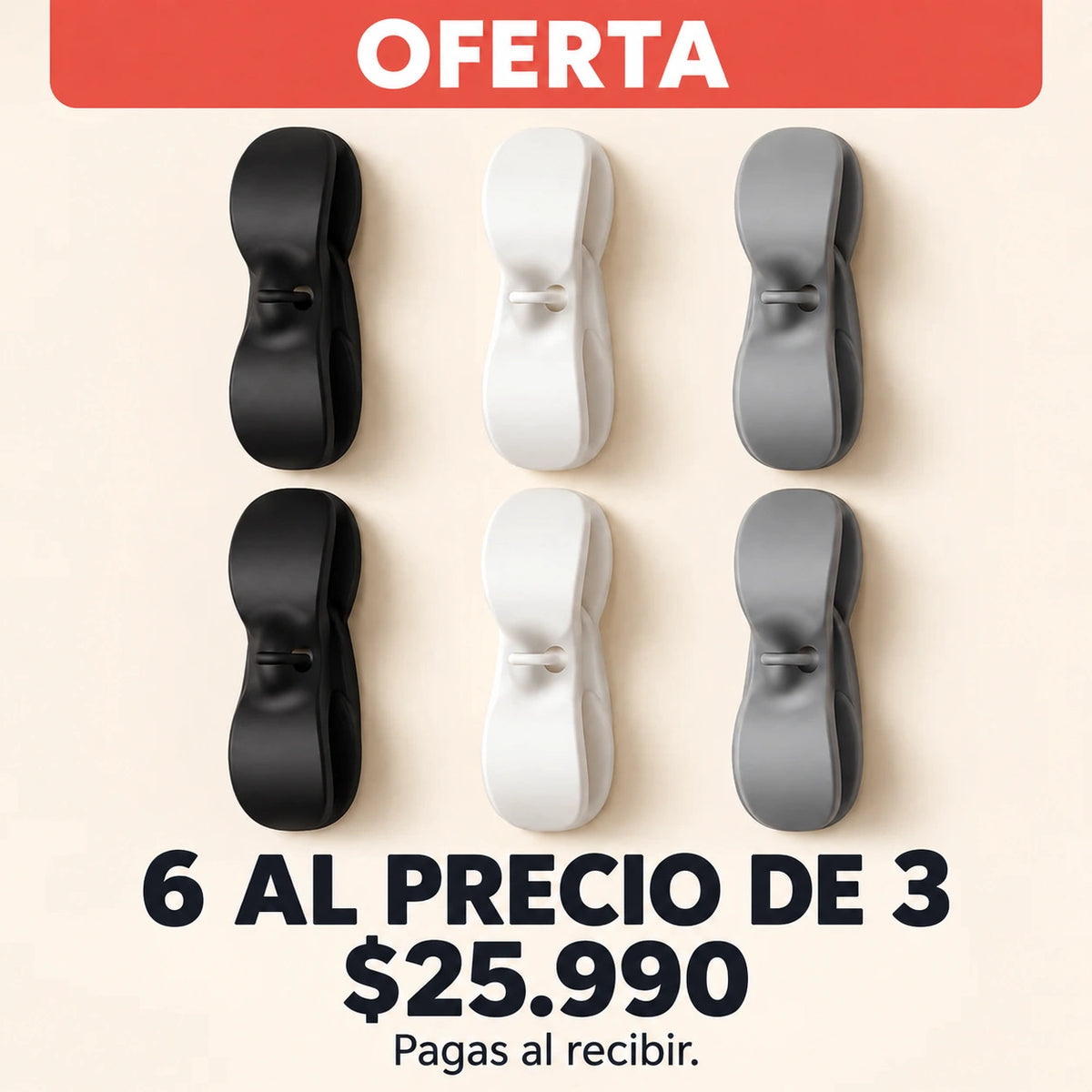 Oferta 2x1: pack de 6 al precio de 3