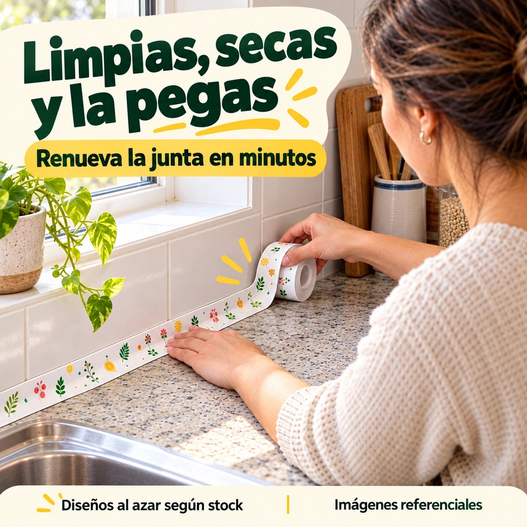Se pega en minutos, sin herramientas