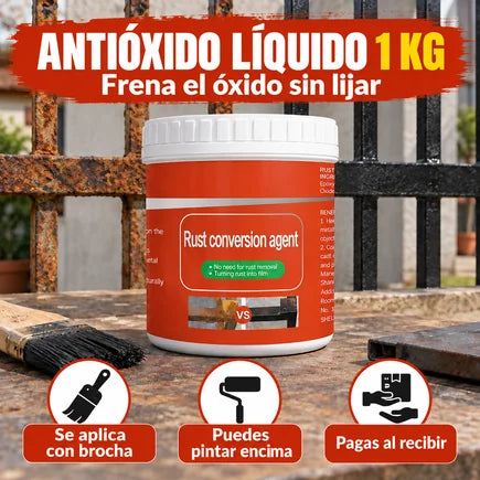 ANTIÓXIDO LÍQUIDO 1 KG - Frena el óxido sin lijar