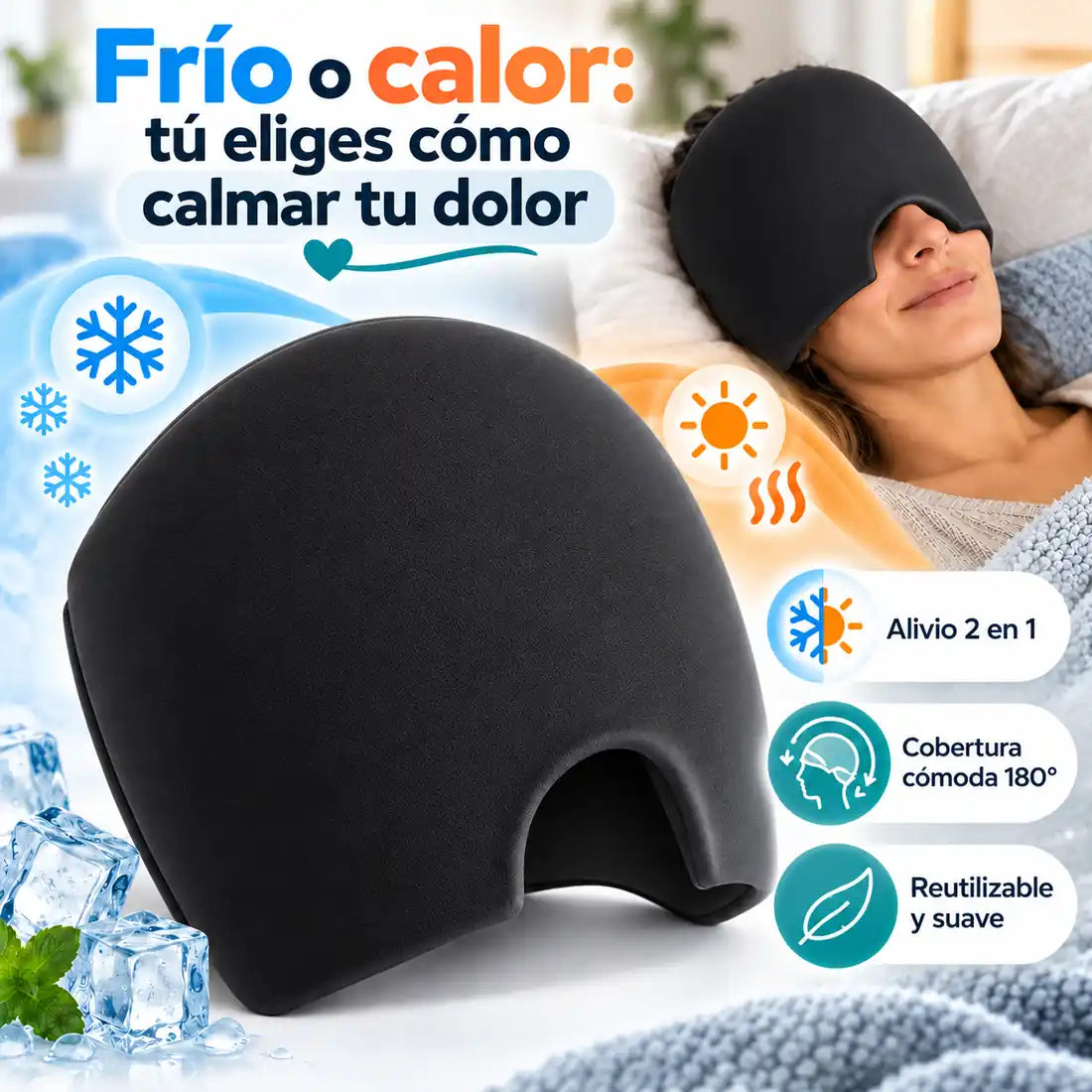 Gorro Gel Frío + Calor 180°